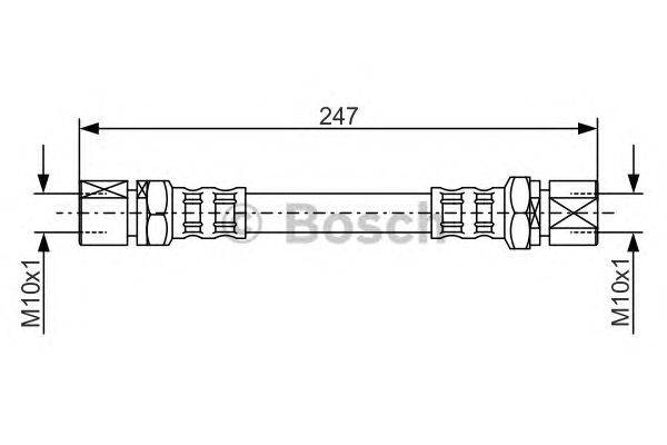 Тормозной шланг BOSCH 1 987 476 874