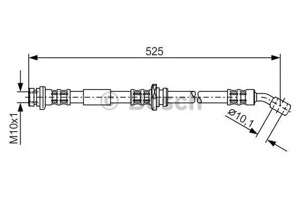 Тормозной шланг LUCAS ELECTRICAL 9004208