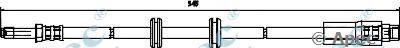 Тормозной шланг APEC braking HOS3484