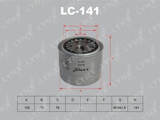 Масляный фильтр LYNXauto LC-141