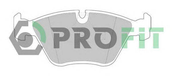 Комплект тормозных колодок, дисковый тормоз PROFIT 5000-0779