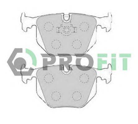 Комплект тормозных колодок, дисковый тормоз PROFIT 5000-1483