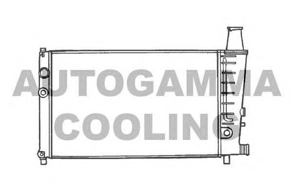 Радиатор, охлаждение двигателя AUTOGAMMA 100166