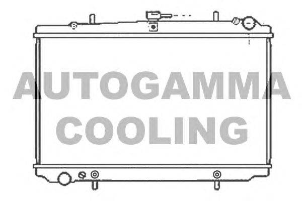 Радиатор, охлаждение двигателя AUTOGAMMA 100623