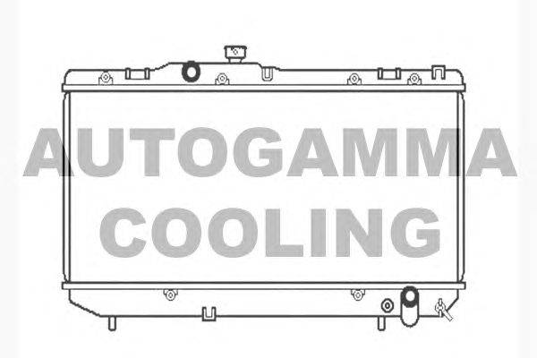 Радиатор, охлаждение двигателя AUTOGAMMA 101356