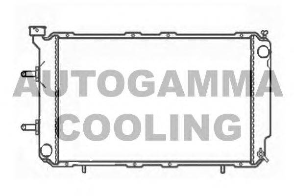 Радиатор, охлаждение двигателя AUTOGAMMA 102312