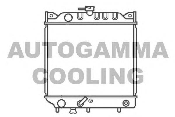 Радиатор, охлаждение двигателя AUTOGAMMA 102329