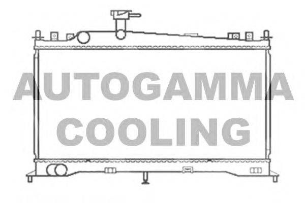Радиатор, охлаждение двигателя AUTOGAMMA 103438