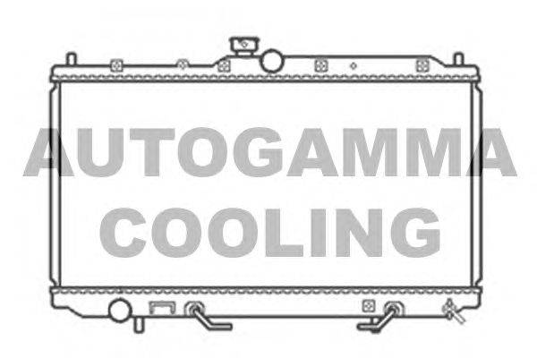 Радиатор, охлаждение двигателя AUTOGAMMA 103478