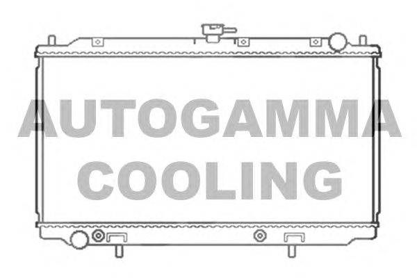 Радиатор, охлаждение двигателя AUTOGAMMA 103500