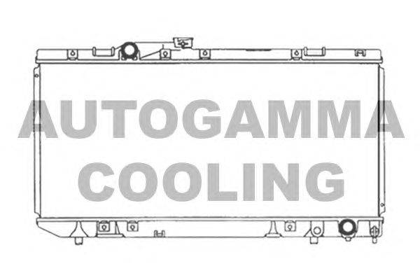 Радиатор, охлаждение двигателя AUTOGAMMA 103670