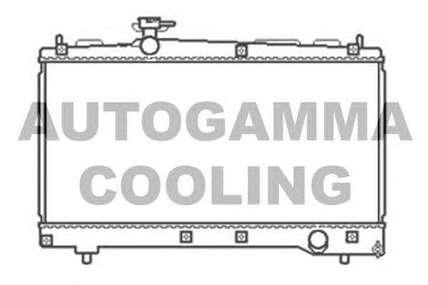 Радиатор, охлаждение двигателя AUTOGAMMA 103712
