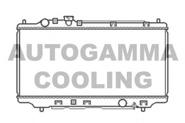 Радиатор, охлаждение двигателя AUTOGAMMA 103854