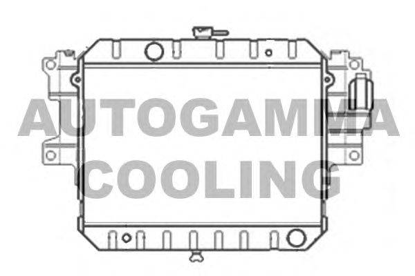 Радиатор, охлаждение двигателя AUTOGAMMA 103855