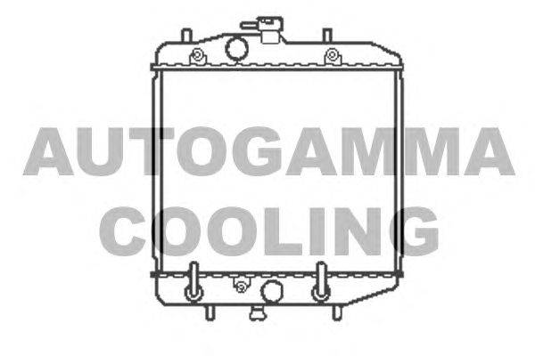 Радиатор, охлаждение двигателя AUTOGAMMA 103908