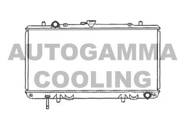 Радиатор, охлаждение двигателя AUTOGAMMA 103964