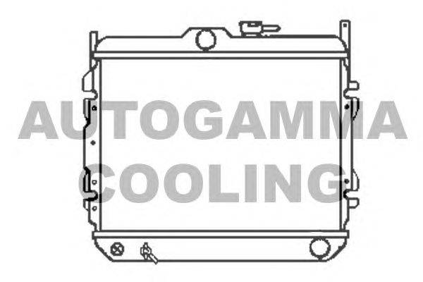 Радиатор, охлаждение двигателя AUTOGAMMA 104060