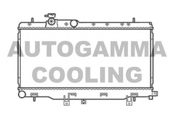 Радиатор, охлаждение двигателя AUTOGAMMA 104105