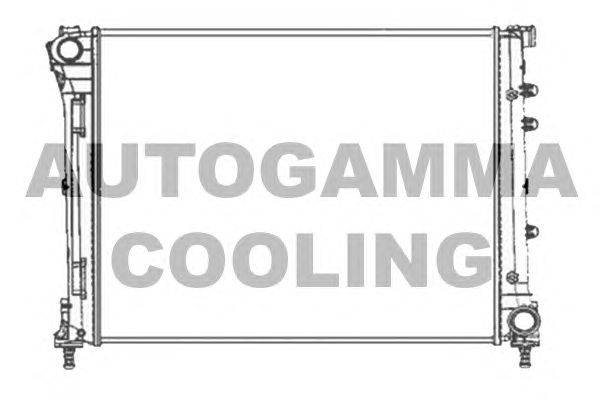 Радиатор, охлаждение двигателя AUTOGAMMA 104619