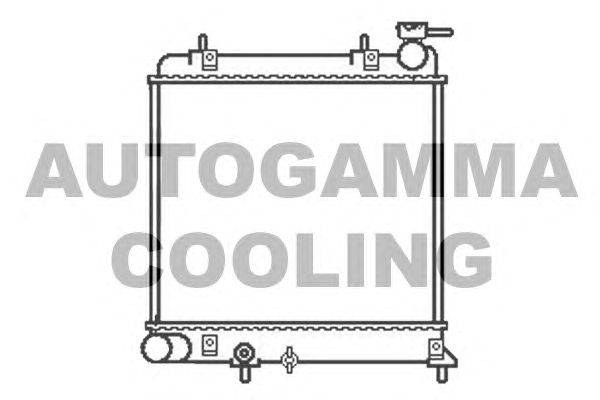 Радиатор, охлаждение двигателя AUTOGAMMA 104826