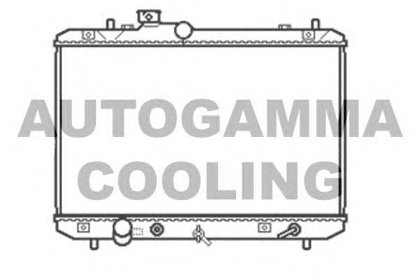 Радиатор, охлаждение двигателя AUTOGAMMA 105058