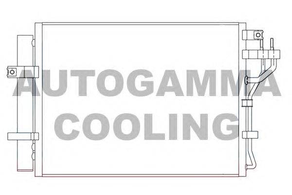 Конденсатор, кондиционер AUTOGAMMA 105859