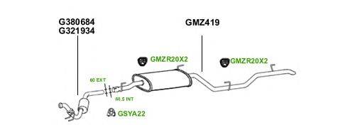 Система выпуска ОГ GT Exhaust 1178