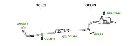 Система выпуска ОГ GT Exhaust 1250