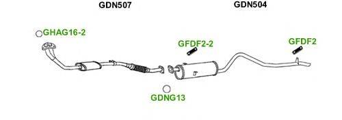 Система выпуска ОГ GT Exhaust 1318