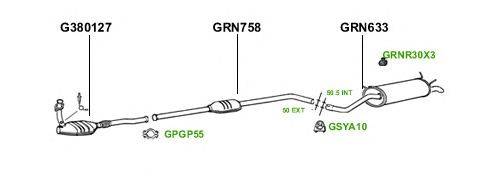 Система выпуска ОГ GT Exhaust 1874