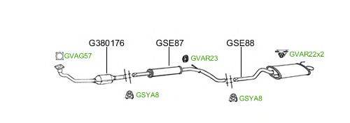 Система выпуска ОГ GT Exhaust 2144