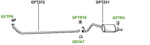 Система выпуска ОГ GT Exhaust 374