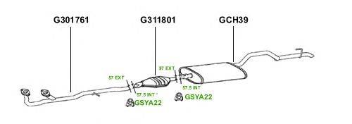 Система выпуска ОГ GT Exhaust 3767