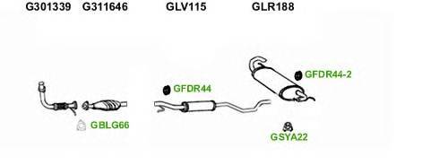 Система выпуска ОГ GT Exhaust 5287