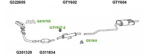 Система выпуска ОГ GT Exhaust 5289