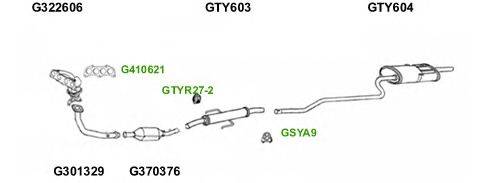 Система выпуска ОГ GT Exhaust 5291