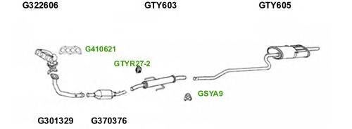 Система выпуска ОГ GT Exhaust 5295