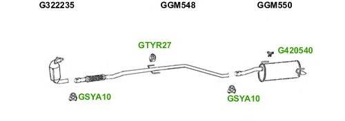 Система выпуска ОГ GT Exhaust 5763