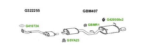 Система выпуска ОГ GT Exhaust 6110