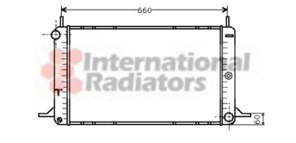 Радиатор, охлаждение двигателя NRF 50110