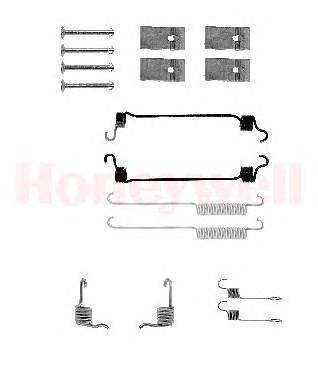 Комплектующие, тормозная колодка BENDIX 771096B