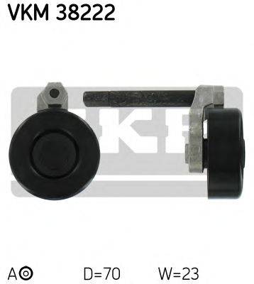Натяжной ролик, поликлиновой  ремень SKF VKM 38222