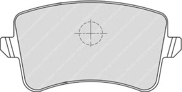 Комплект тормозных колодок, дисковый тормоз FERODO 24606