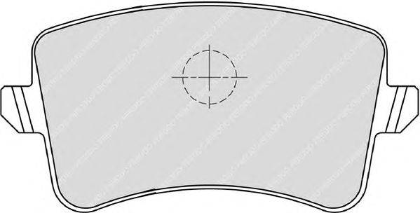 Комплект тормозных колодок, дисковый тормоз FERODO FDB4050