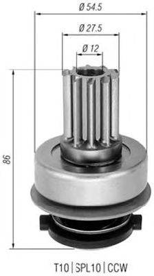 Ведущая шестерня, стартер MAGNETI MARELLI 940113020274