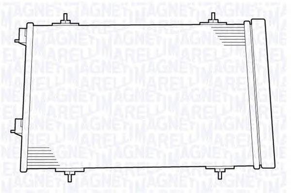 Конденсатор, кондиционер MAGNETI MARELLI 350203636000