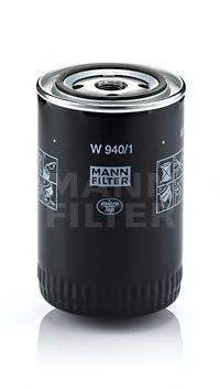 MANN-FILTER (НОМЕР: W 940/1) Масляный фильтр; Гидрофильтр, автоматическая коробка передач; Фильтр, Гидравлическая система привода рабочего оборудования
