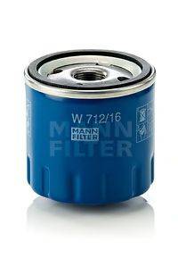Масляный фильтр MANN-FILTER W71216