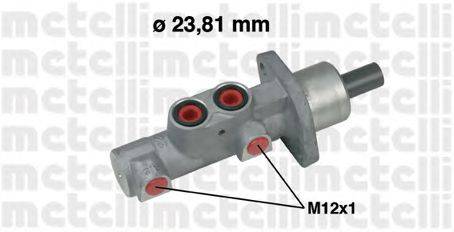 Главный тормозной цилиндр METELLI 050645