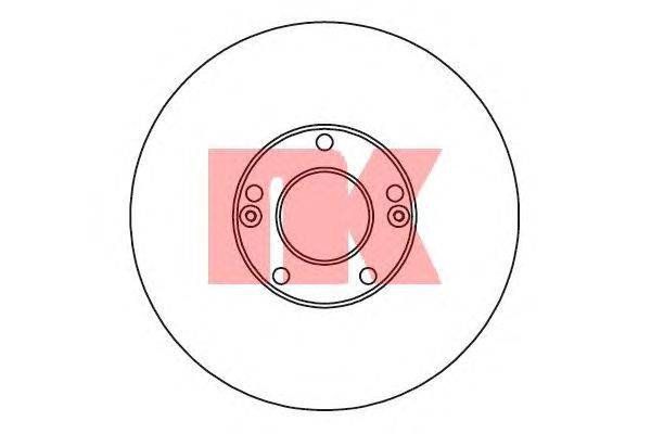 Тормозной диск NK 203433